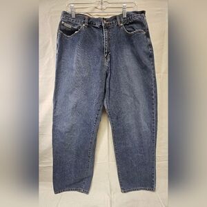 Calvin Klein Jeans Relaxed Fit Dark Blue Denim Size 36